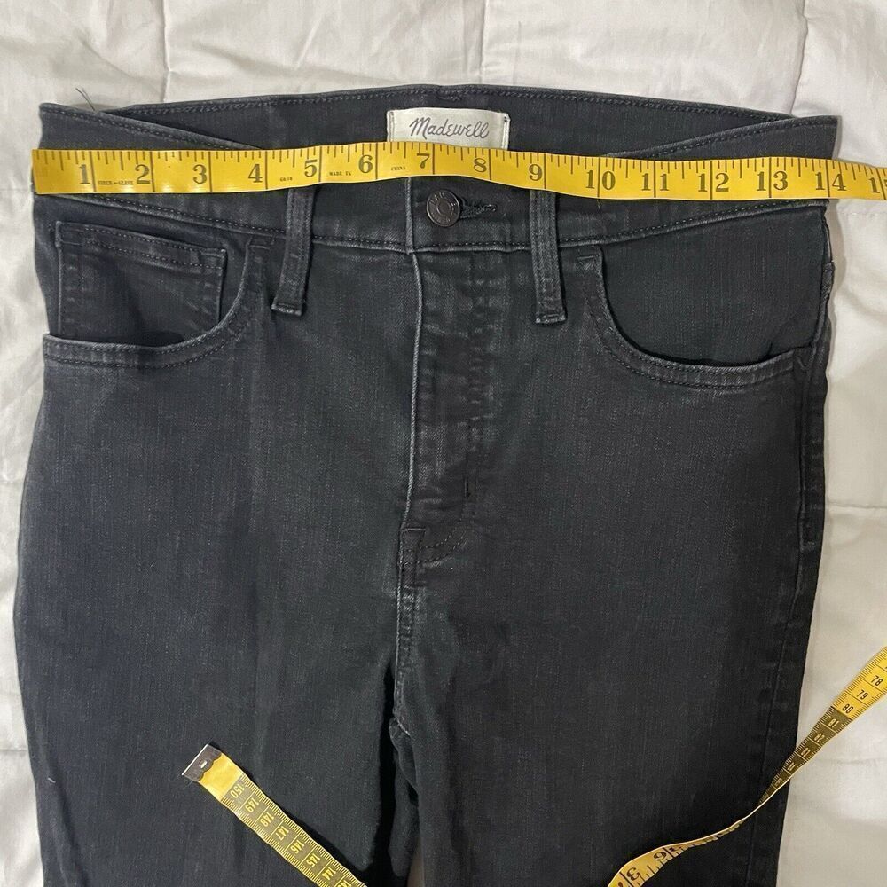 Madewell Jeans Women Size 28 Black Roadtripper Skinny Bennett #G7392 Str… - Picture 3 of 9